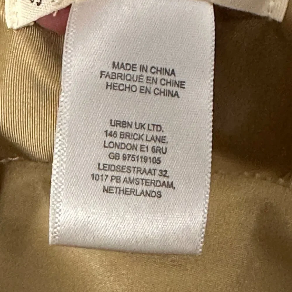 By Anthropologie Nylon Sport Bucket Hat Tan OSFA